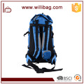 Fashion Blue Reflective Custom Hiking Backpack Travel Bag